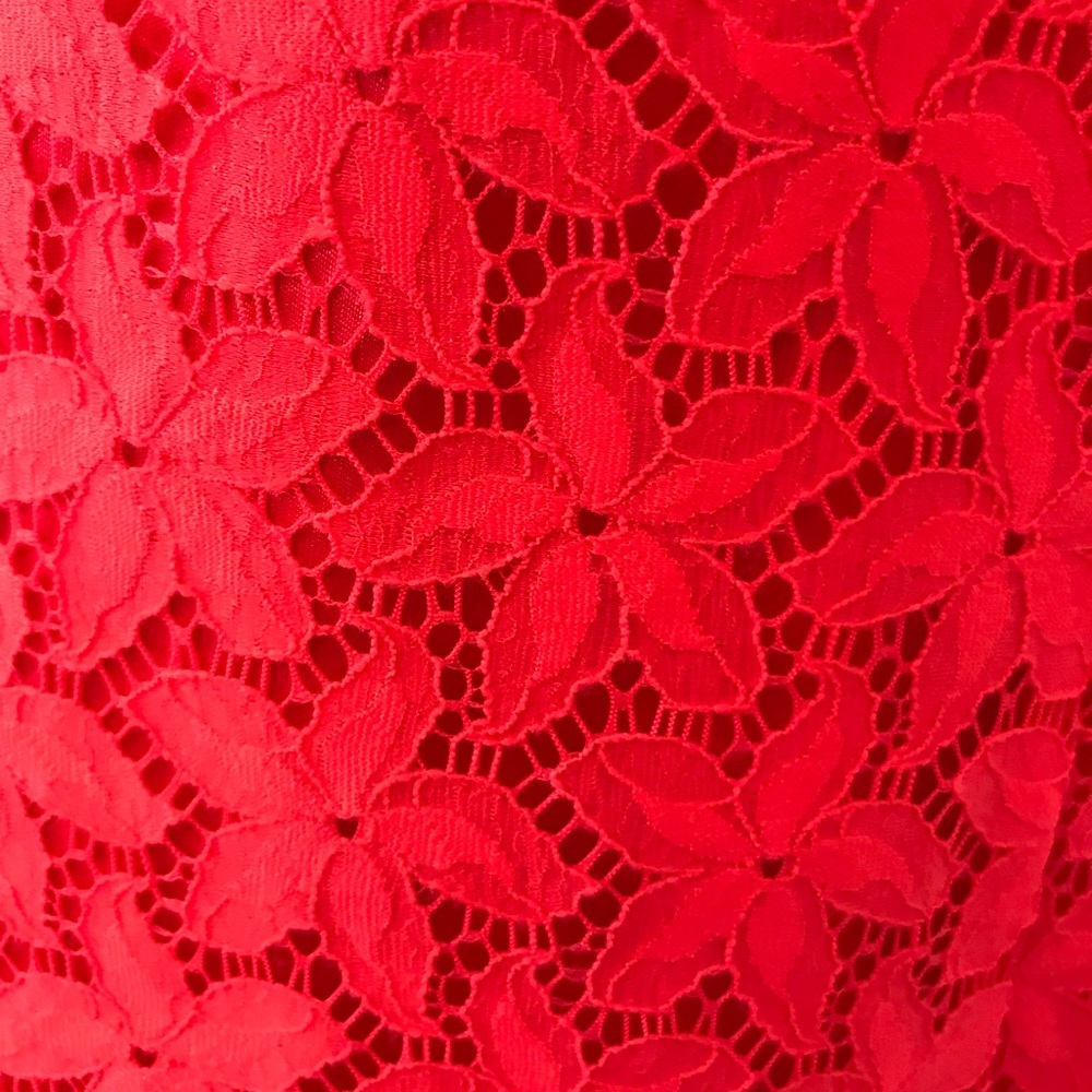 Laundry red lace dress size 6 - Picture 5 of 7